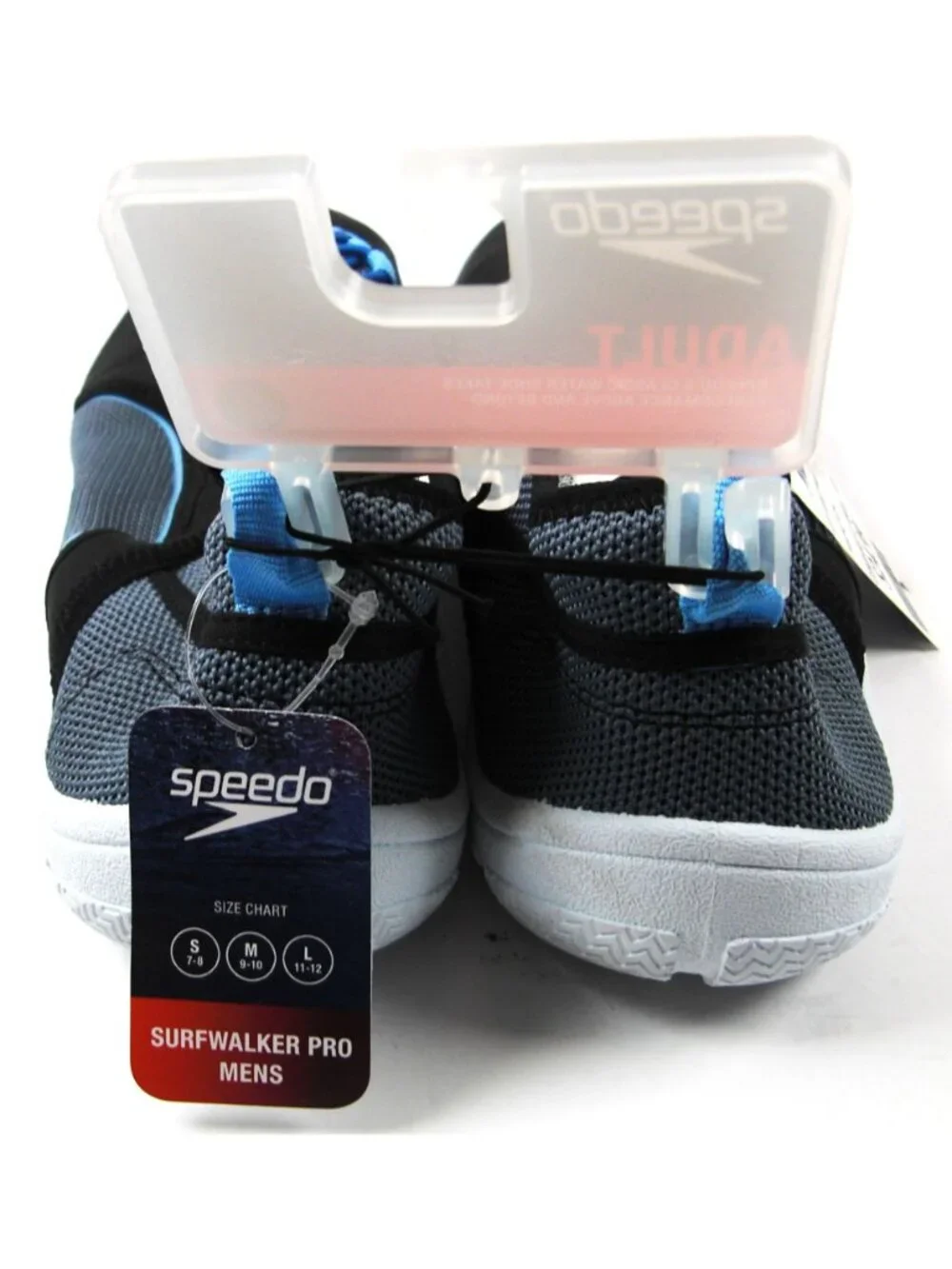 Speedo Blue Flexible Water Shoes Quick Dry Non-Slip Aqua Sneakers Size 11/12 New